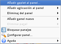 Como añadir componentes nuevos en el panel